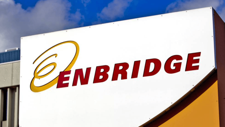 Enbridge logo on office building